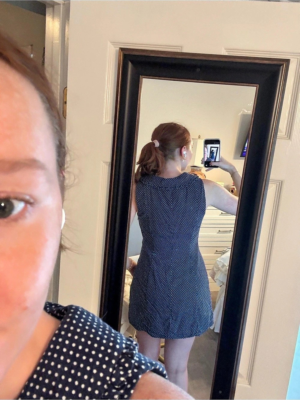 Caroline Constas Navy Dress - Picture 3 of 6